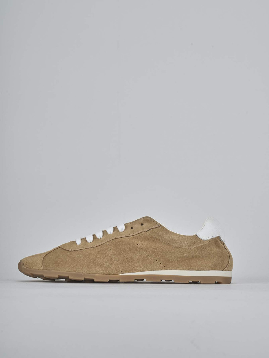 Sneakers camoscio marrone