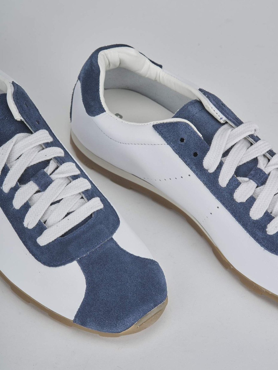 Sneakers camoscio bianco