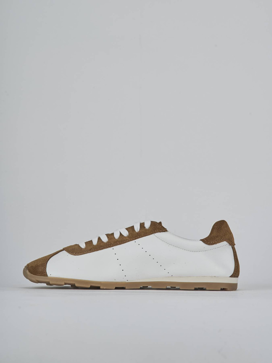 Sneakers pelle bianco