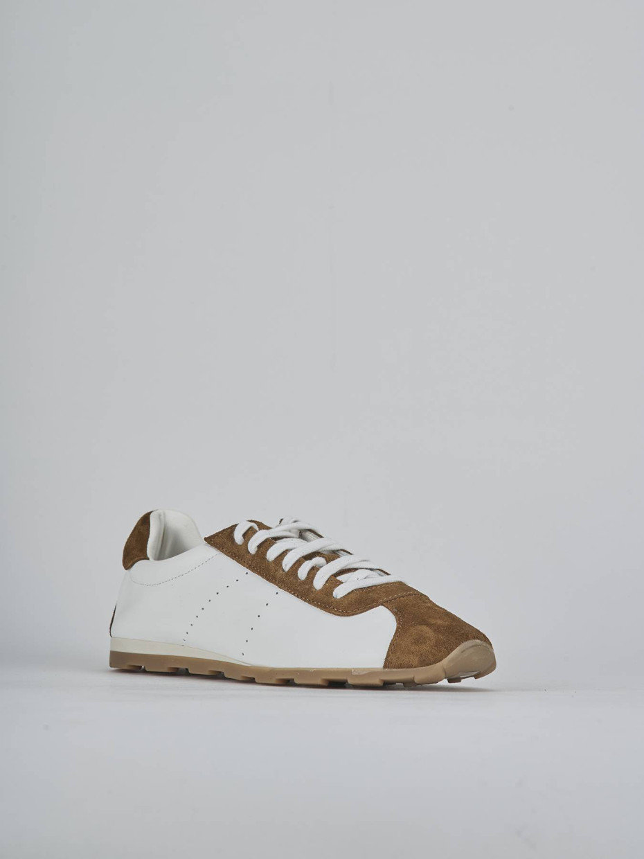 Sneakers pelle bianco