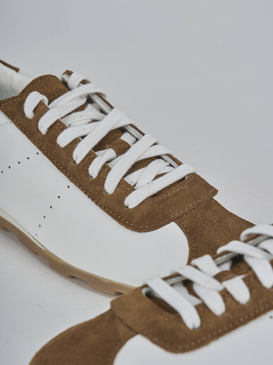 Sneakers pelle bianco