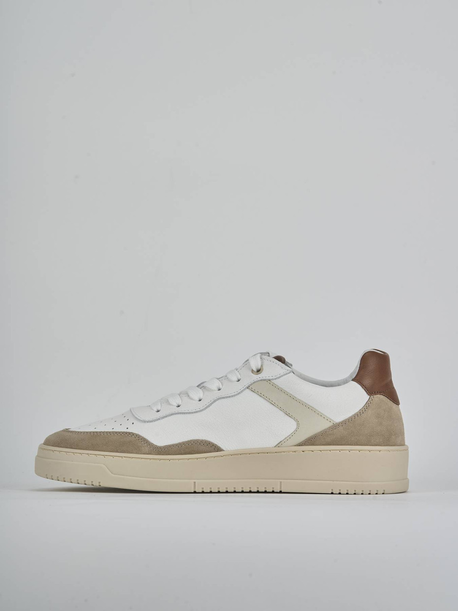 Sneakers pelle bianco