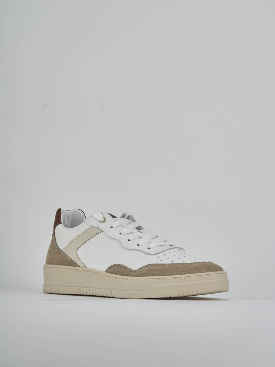 Sneakers pelle bianco