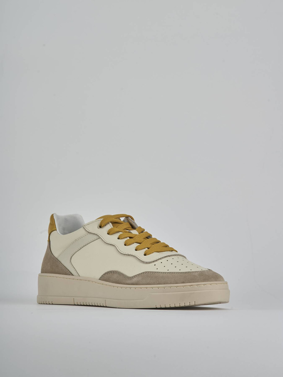 Sneakers pelle bianco