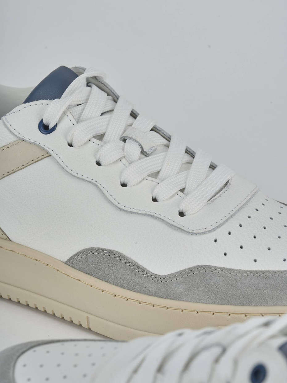 Sneakers pelle bianco