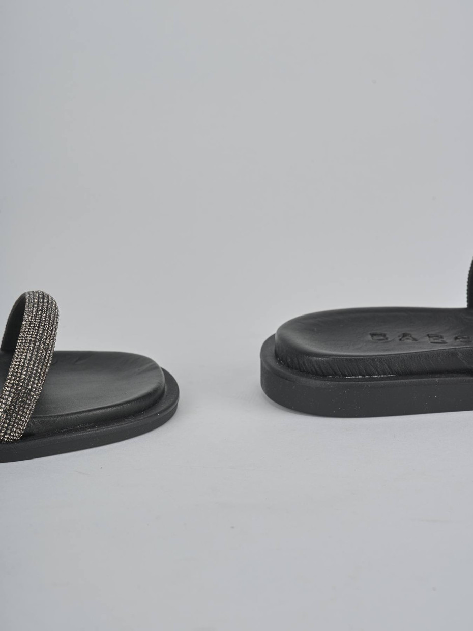 Sandali tacco 1cm pelle argento