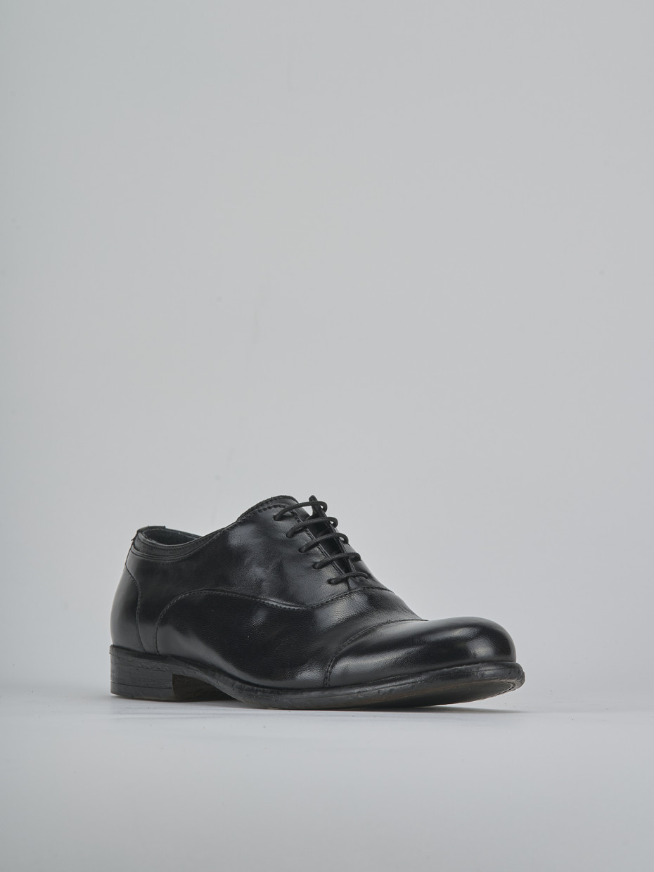 Stringate pelle nero