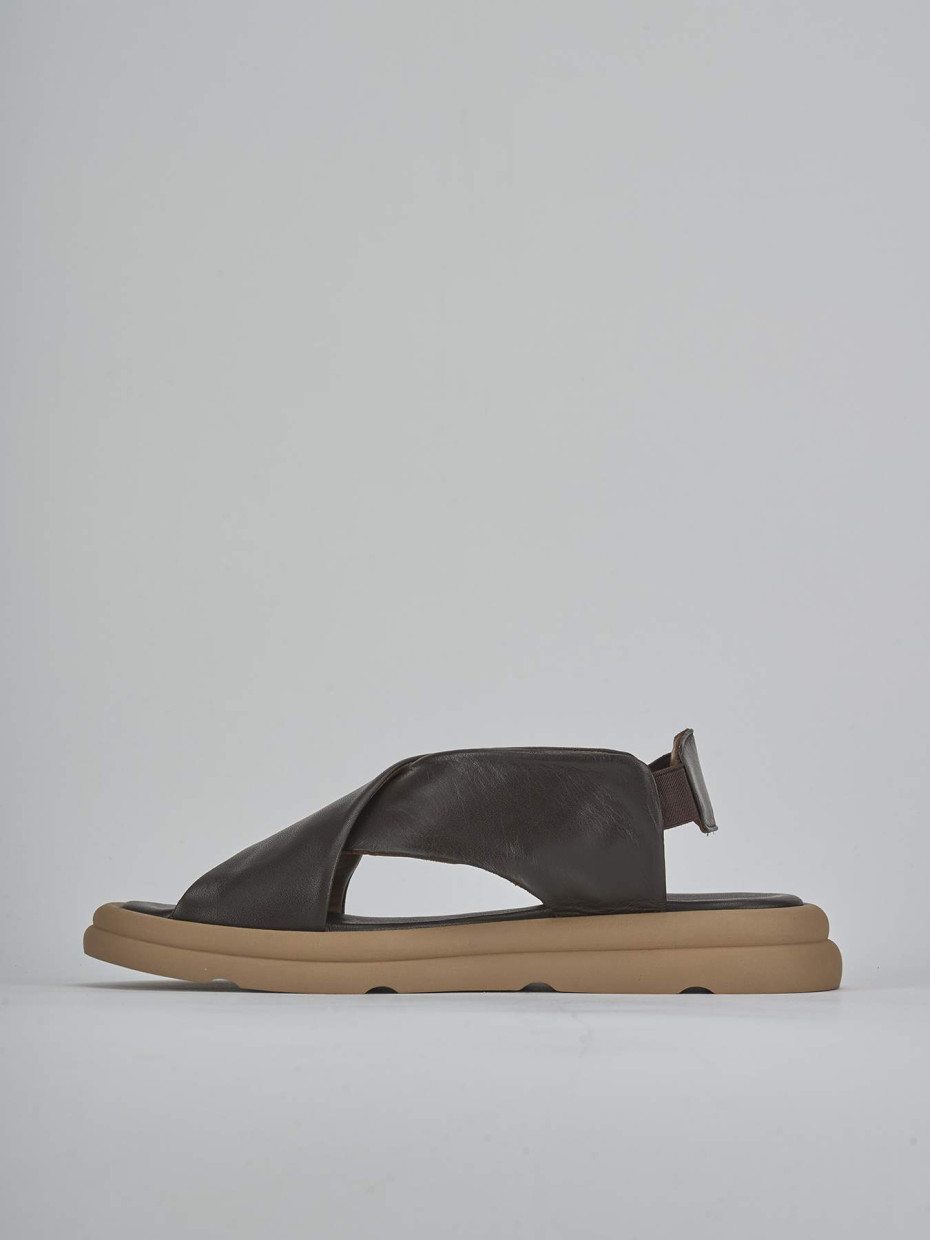 Sandali tacco 3cm pelle testa
