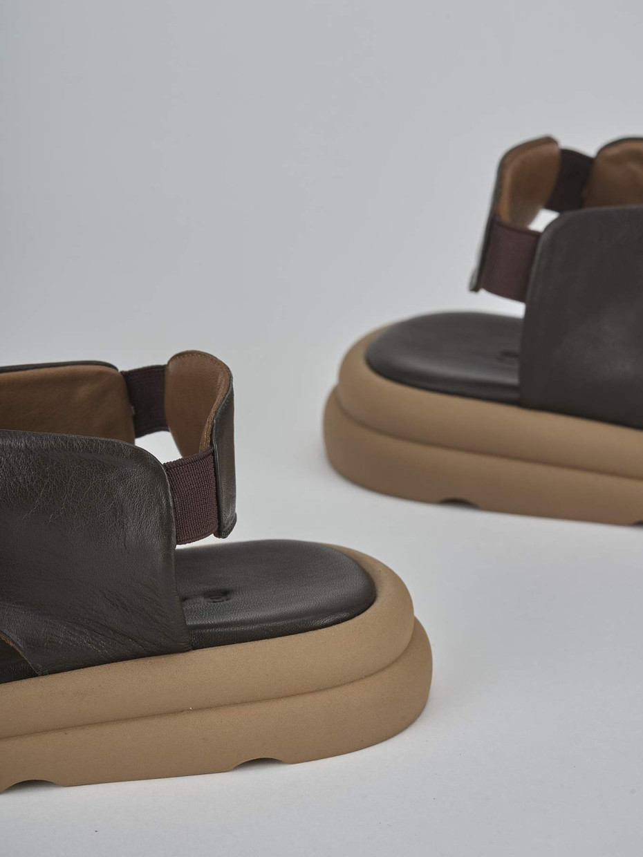 Sandali tacco 3cm pelle testa