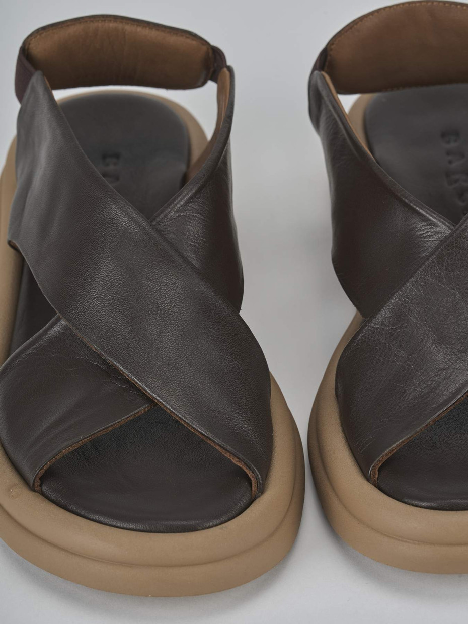 Sandali tacco 3cm pelle testa
