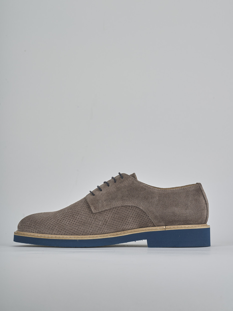 Stringate camoscio beige