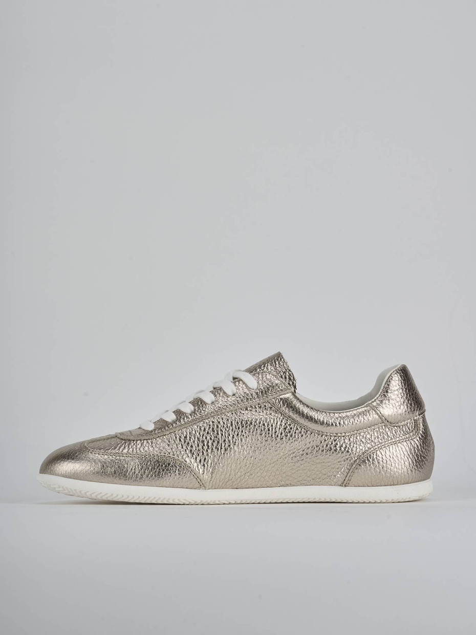 Sneakers pelle oro