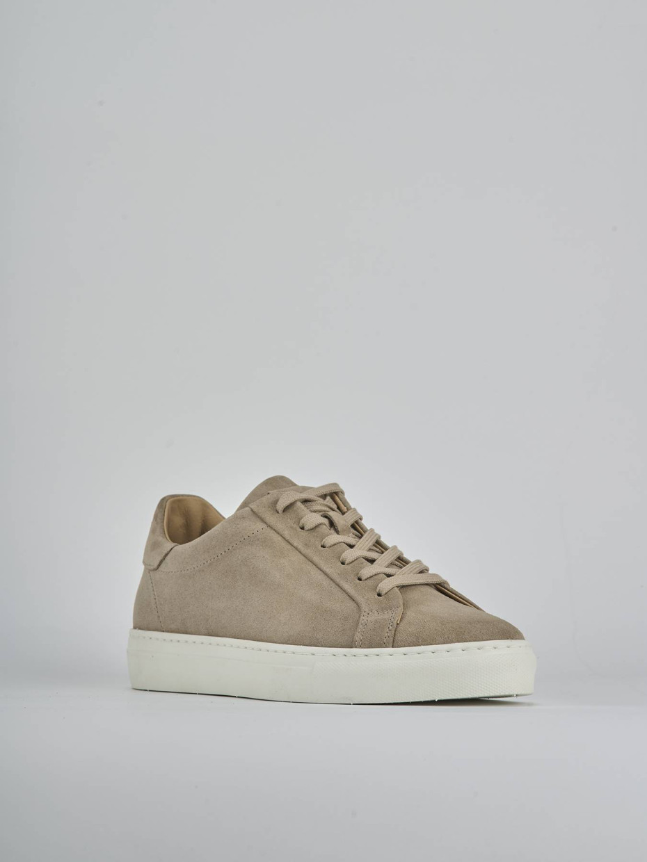 Sneakers camoscio beige