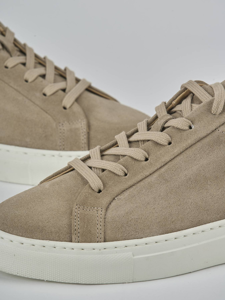Sneakers camoscio beige