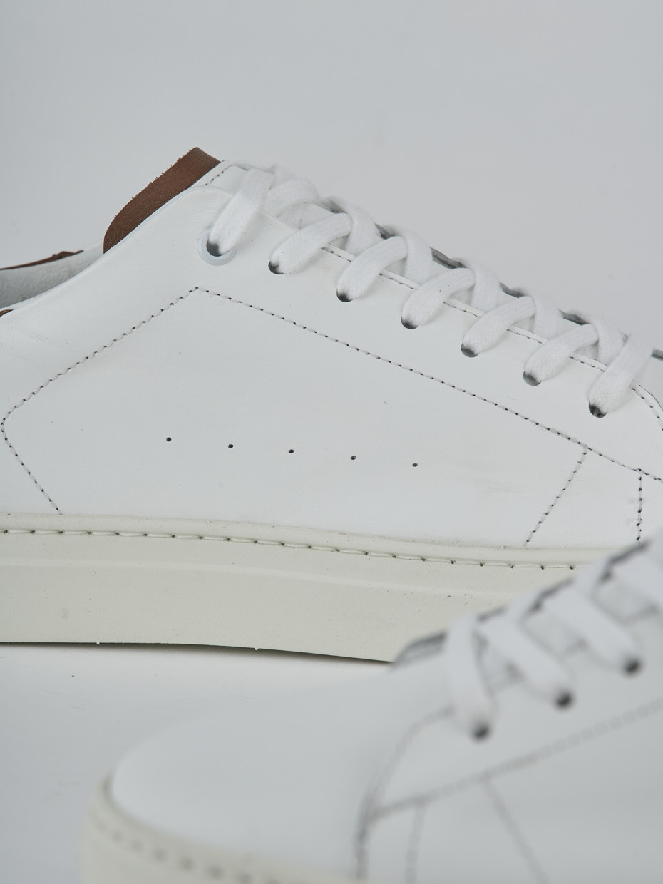 Sneakers pelle bianco