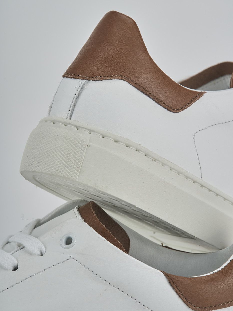 Sneakers pelle bianco