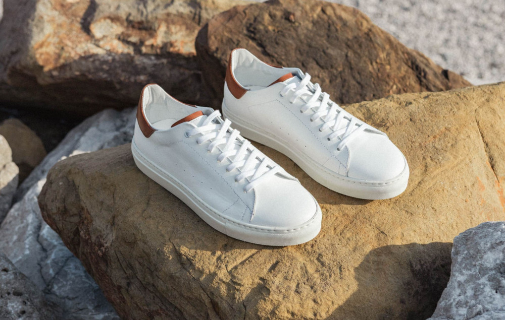 Sneakers pelle bianco