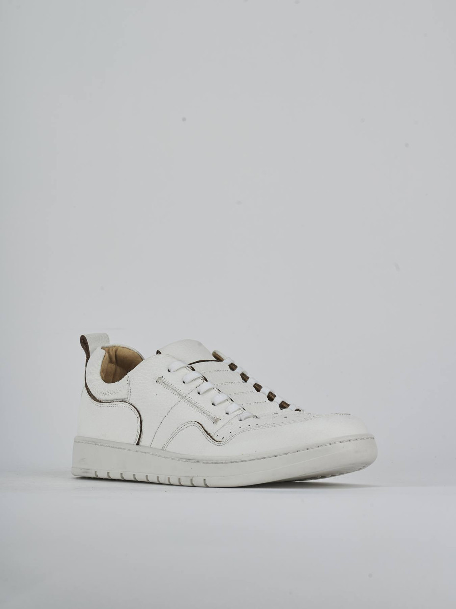 Sneakers pelle bianco
