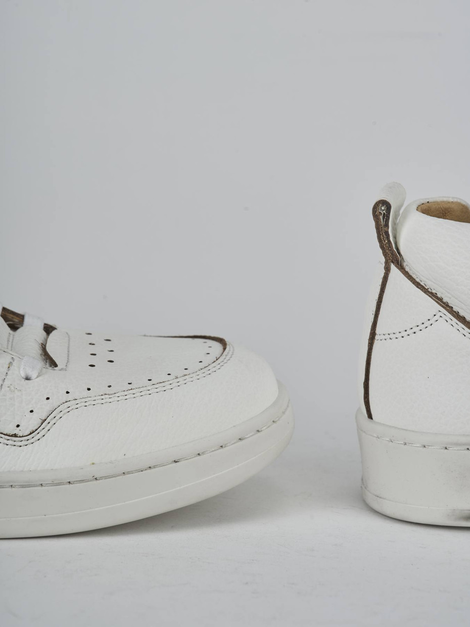 Sneakers pelle bianco