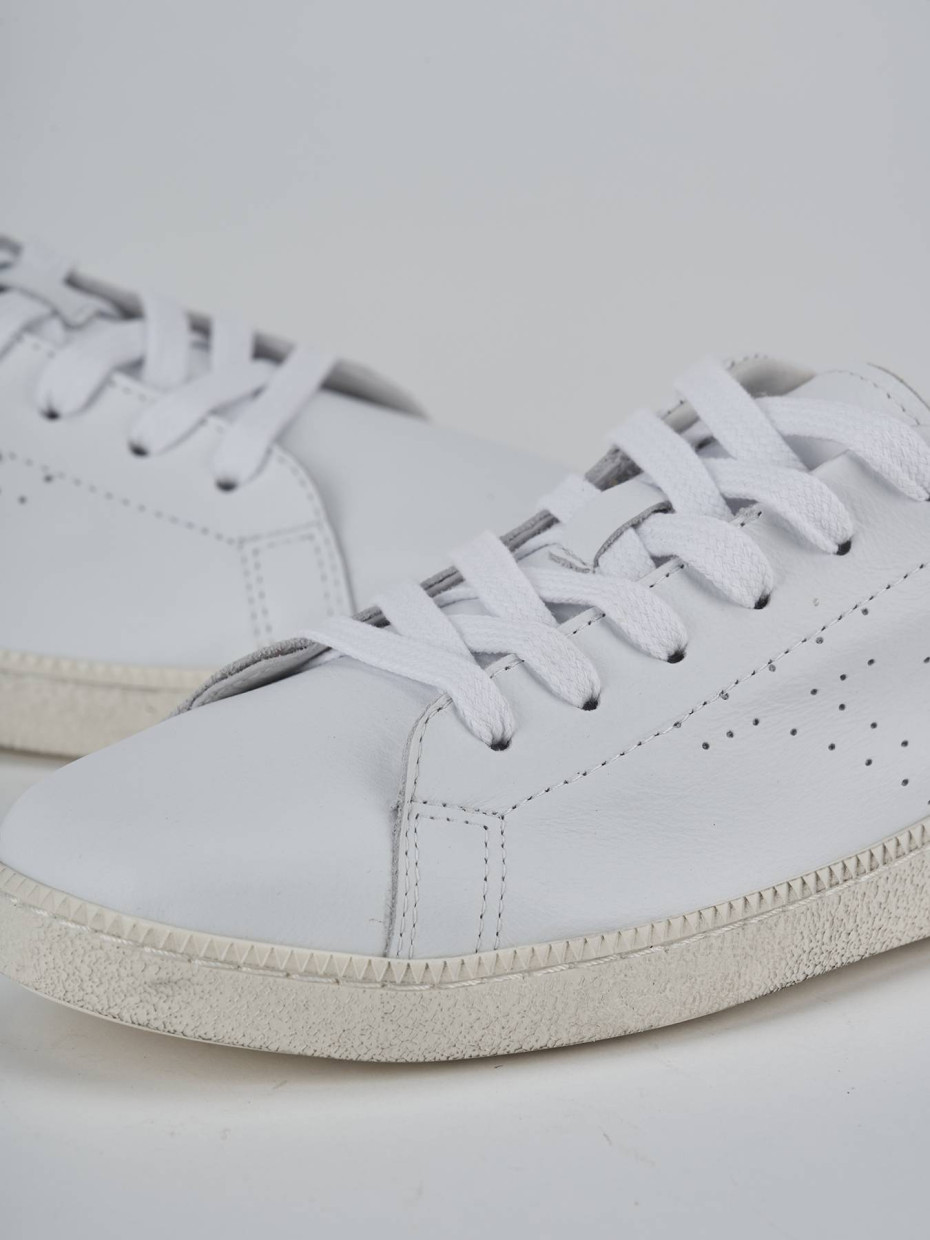 Sneakers pelle bianco