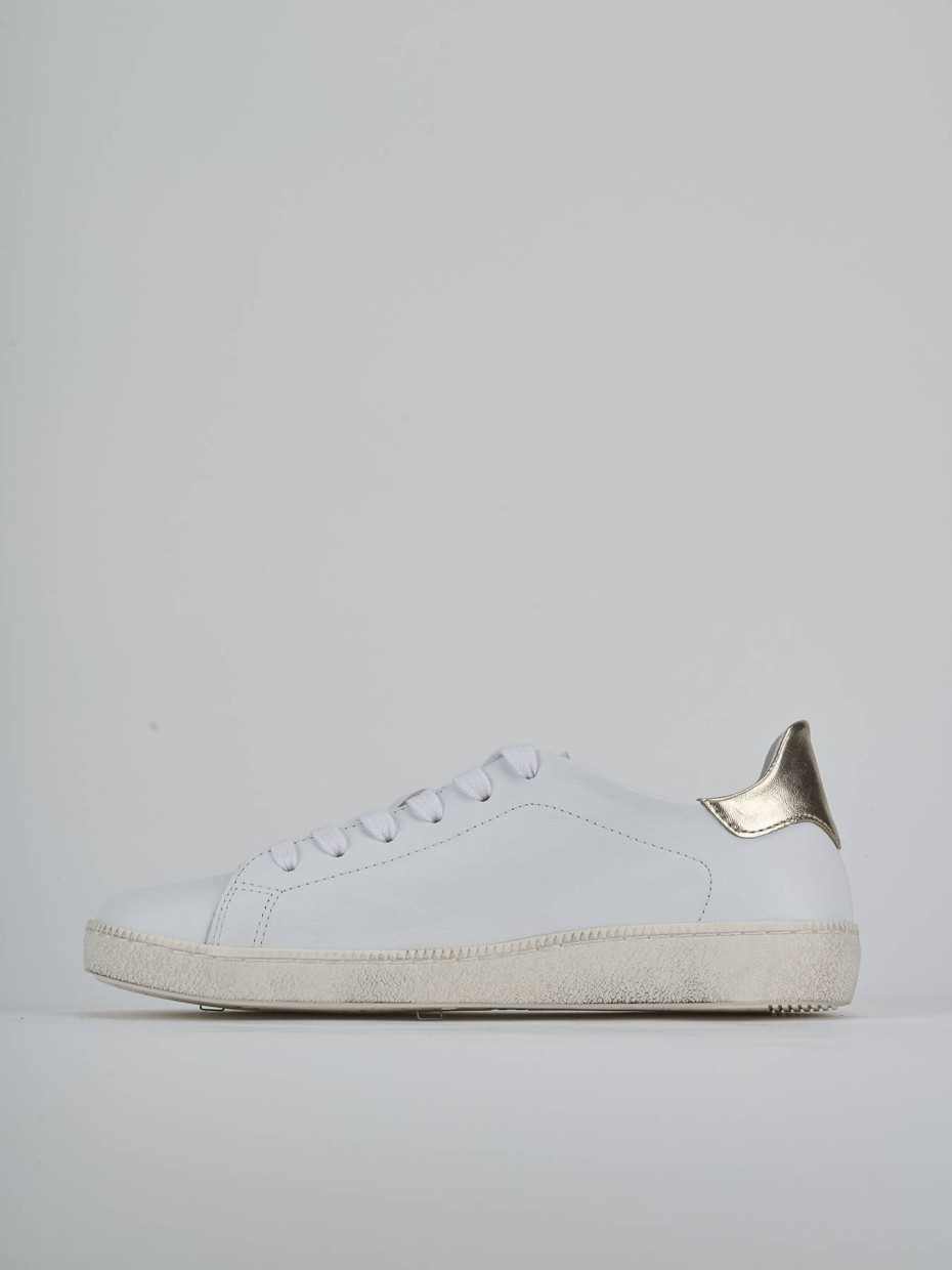 Sneakers pelle bianco