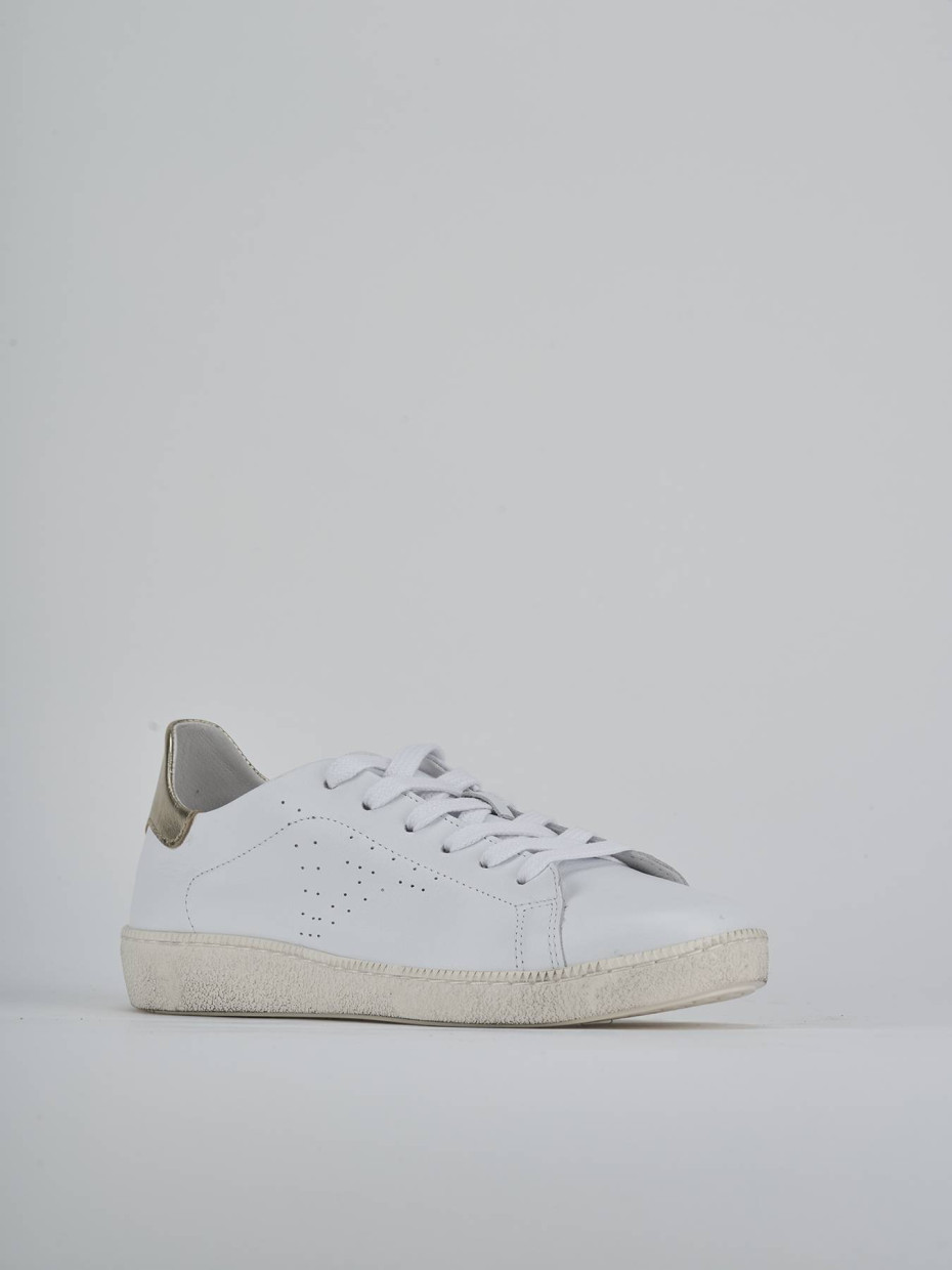 Sneakers pelle bianco