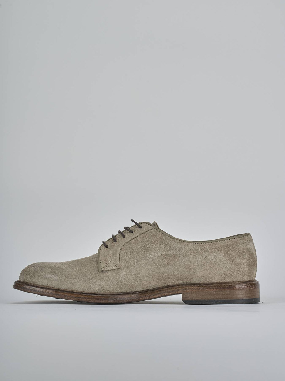 Stringate camoscio beige