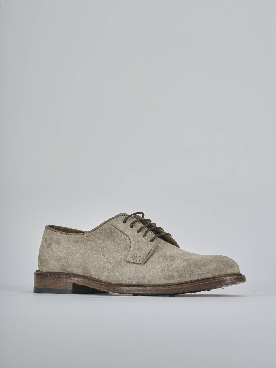 Stringate camoscio beige