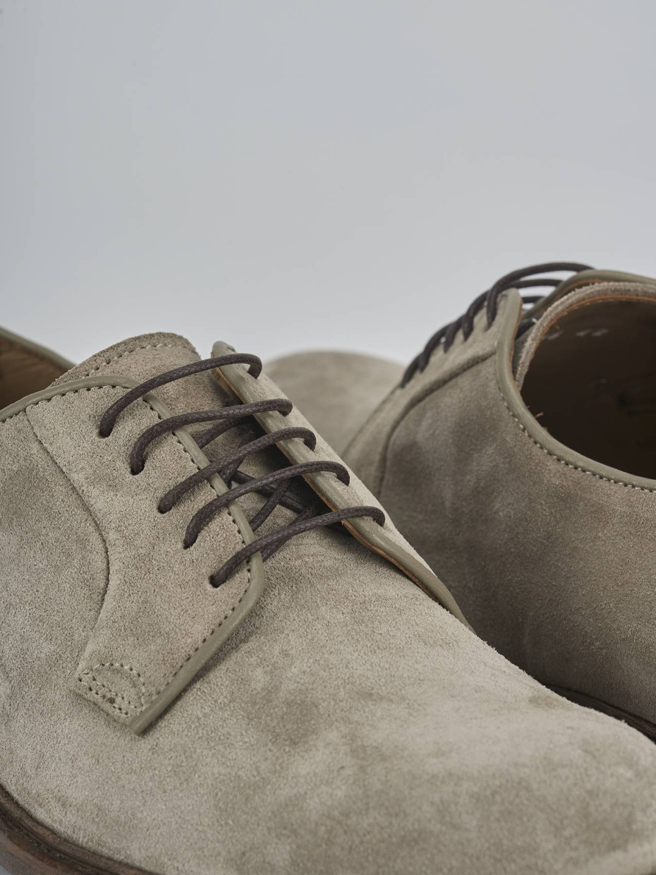 Stringate camoscio beige