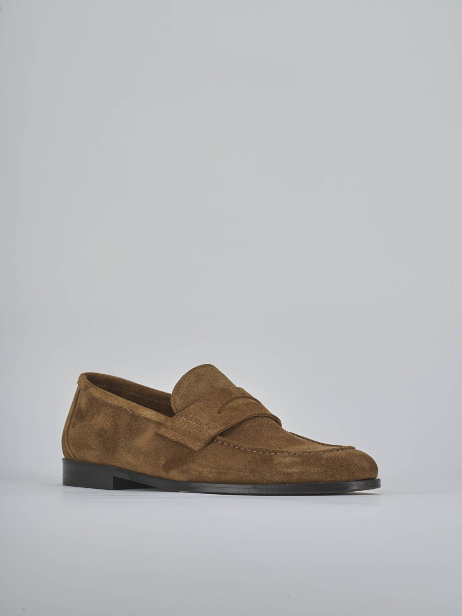 Mocassini camoscio marrone