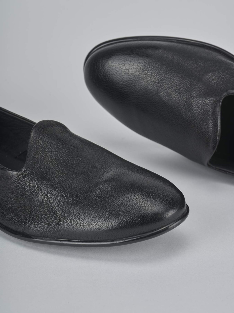 Ballerine tacco 1cm pelle nero