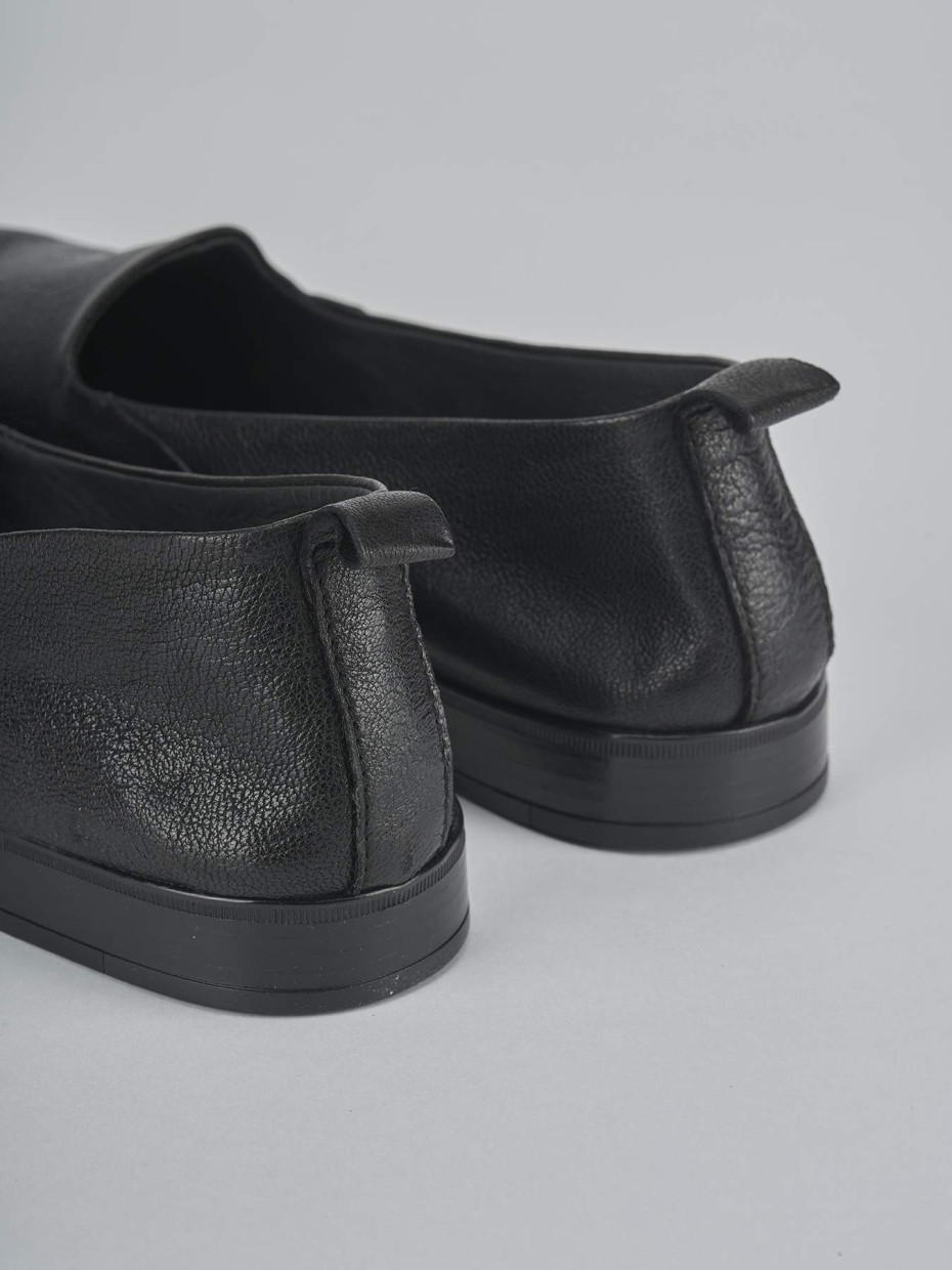 Ballerine tacco 1cm pelle nero