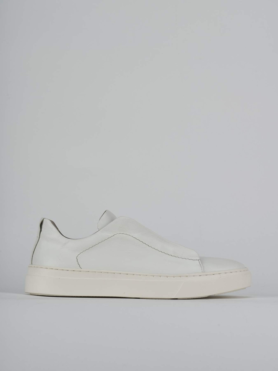 Sneakers pelle bianco