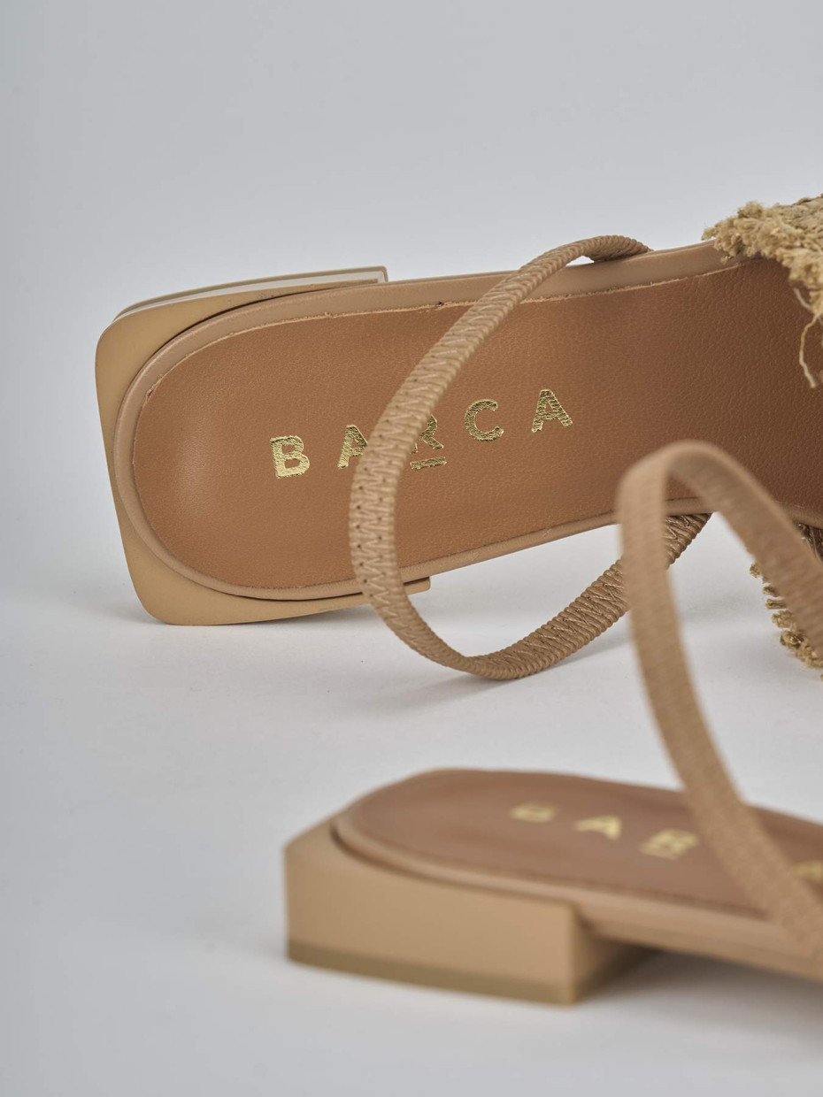 Ballerine tacco 1cm pelle marrone