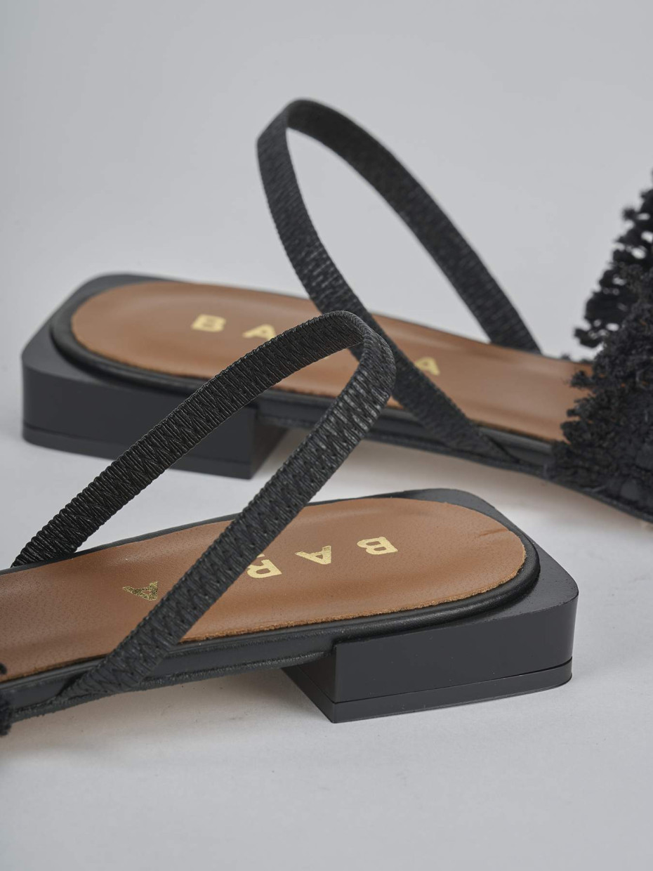 Ballerine tacco 1cm pelle nero