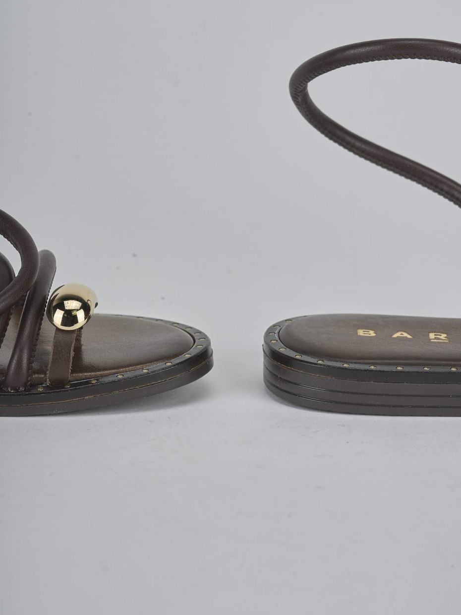 Sandali tacco 1cm pelle testa