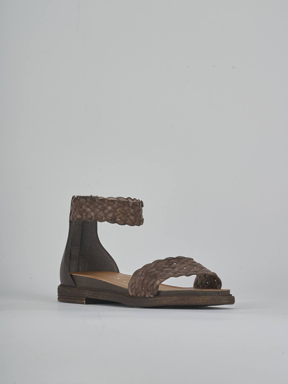 Sandali tacco 2cm pelle testa
