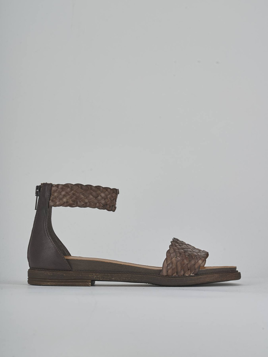 Sandali tacco 2cm pelle testa