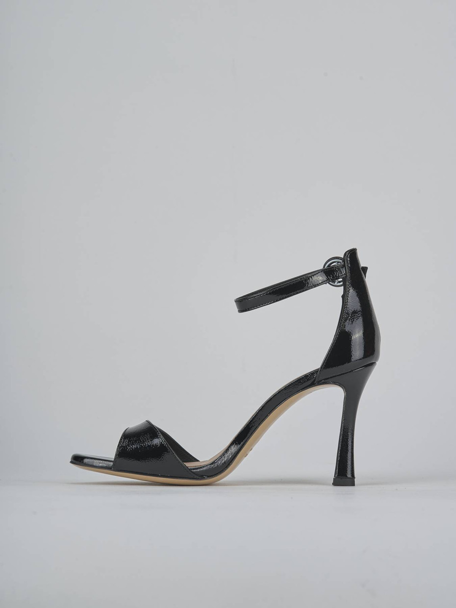 Sandali tacco 9cm vernice nero