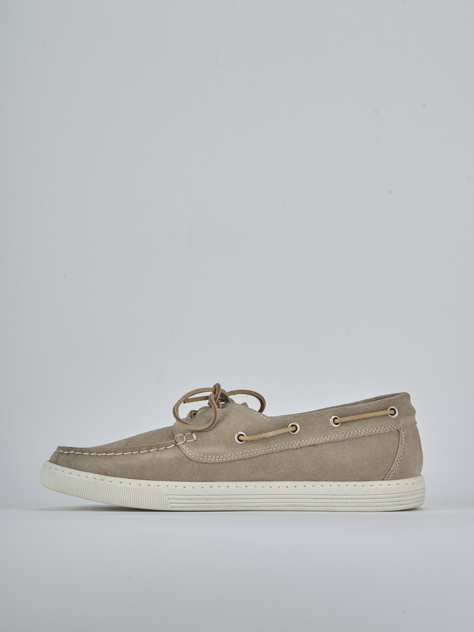 Stringate camoscio beige