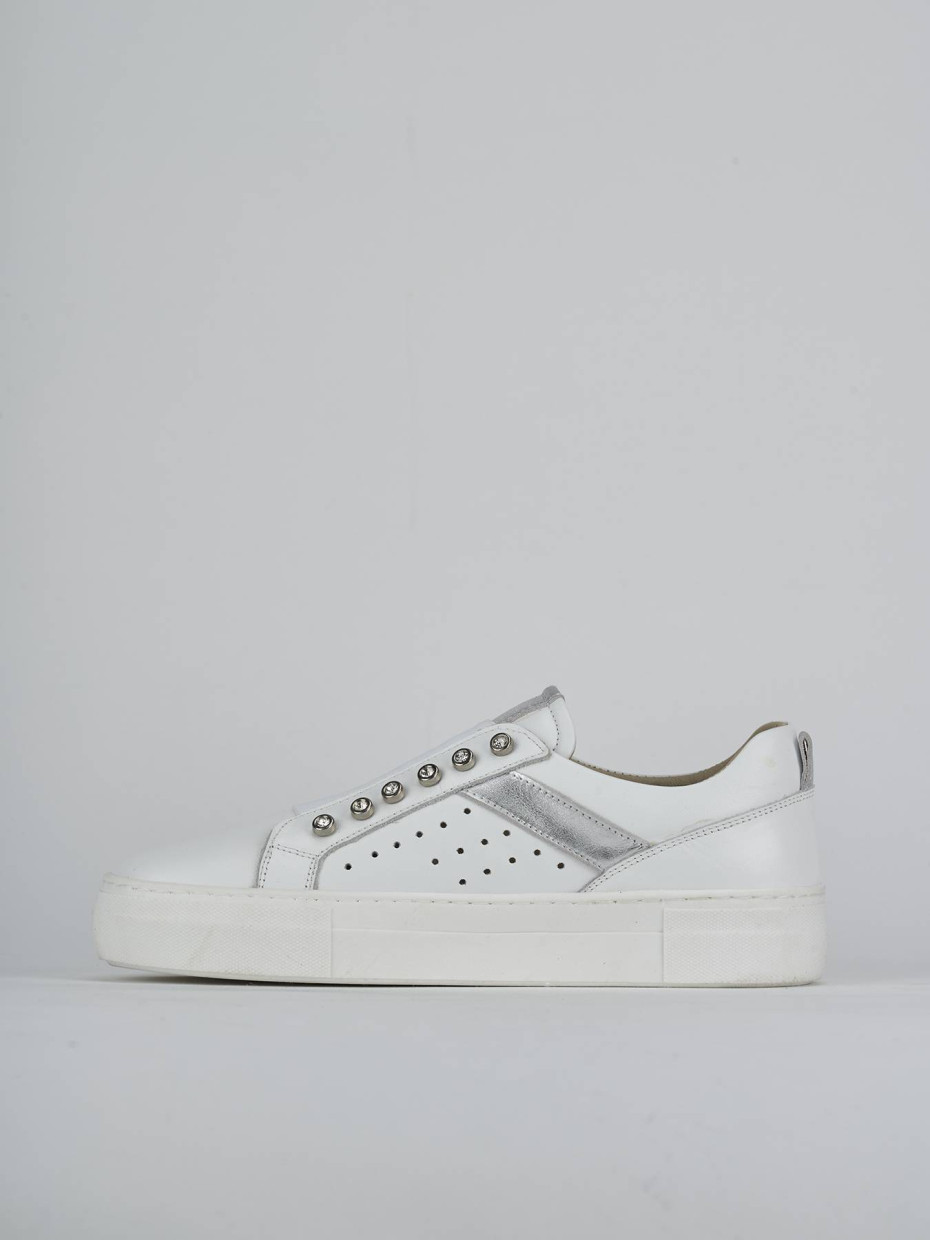 Sneakers pelle bianco