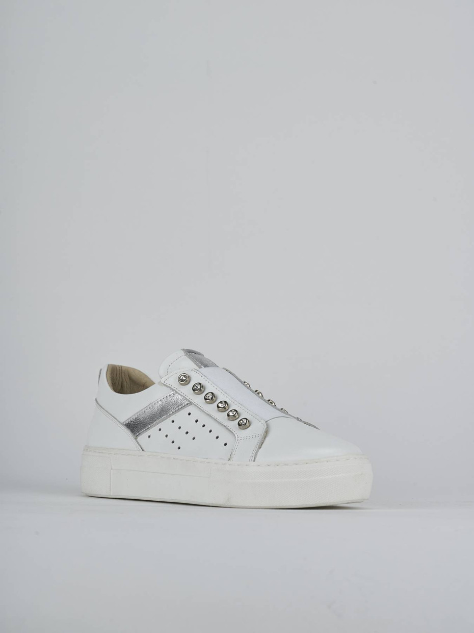 Sneakers pelle bianco