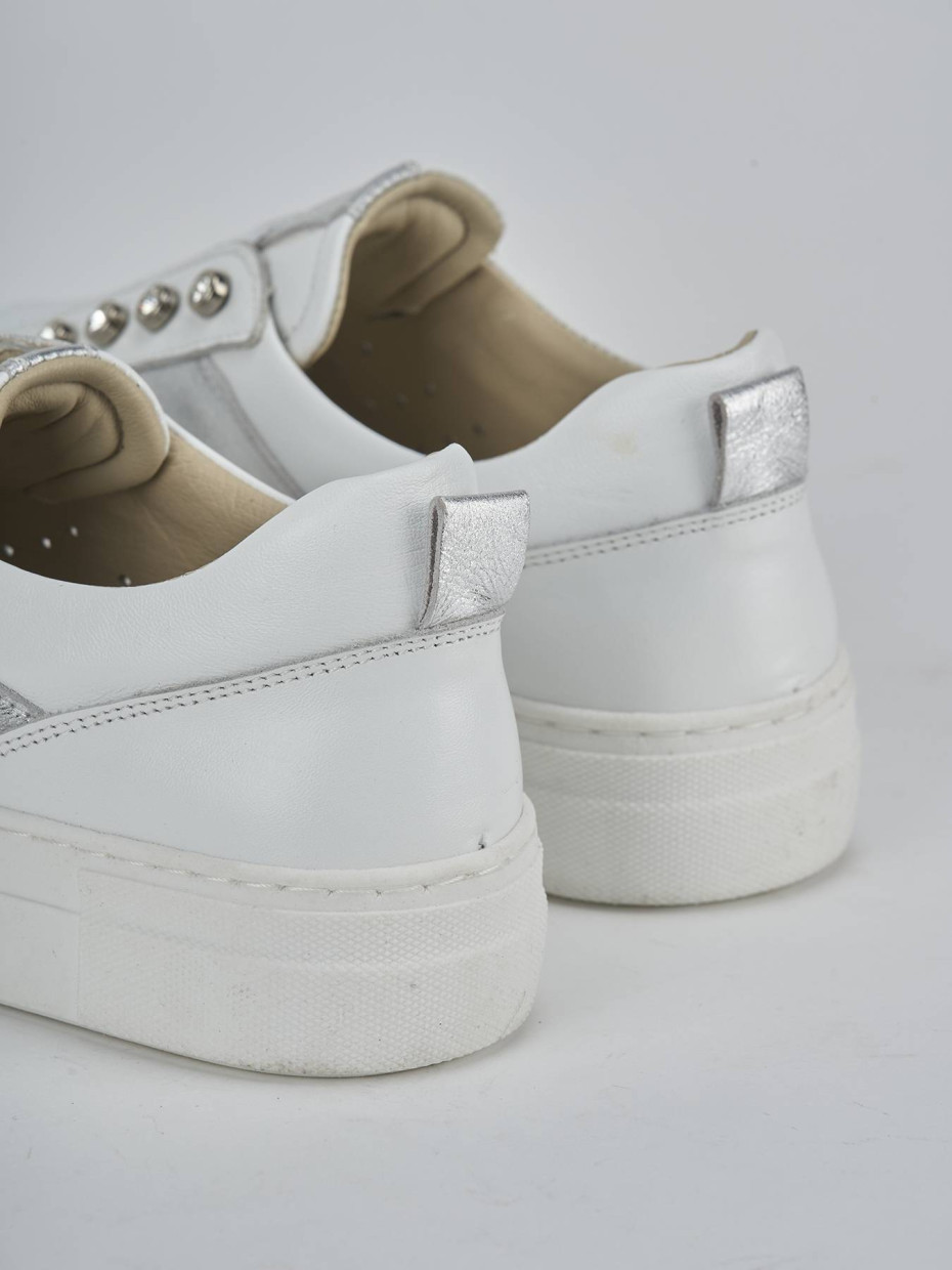 Sneakers pelle bianco