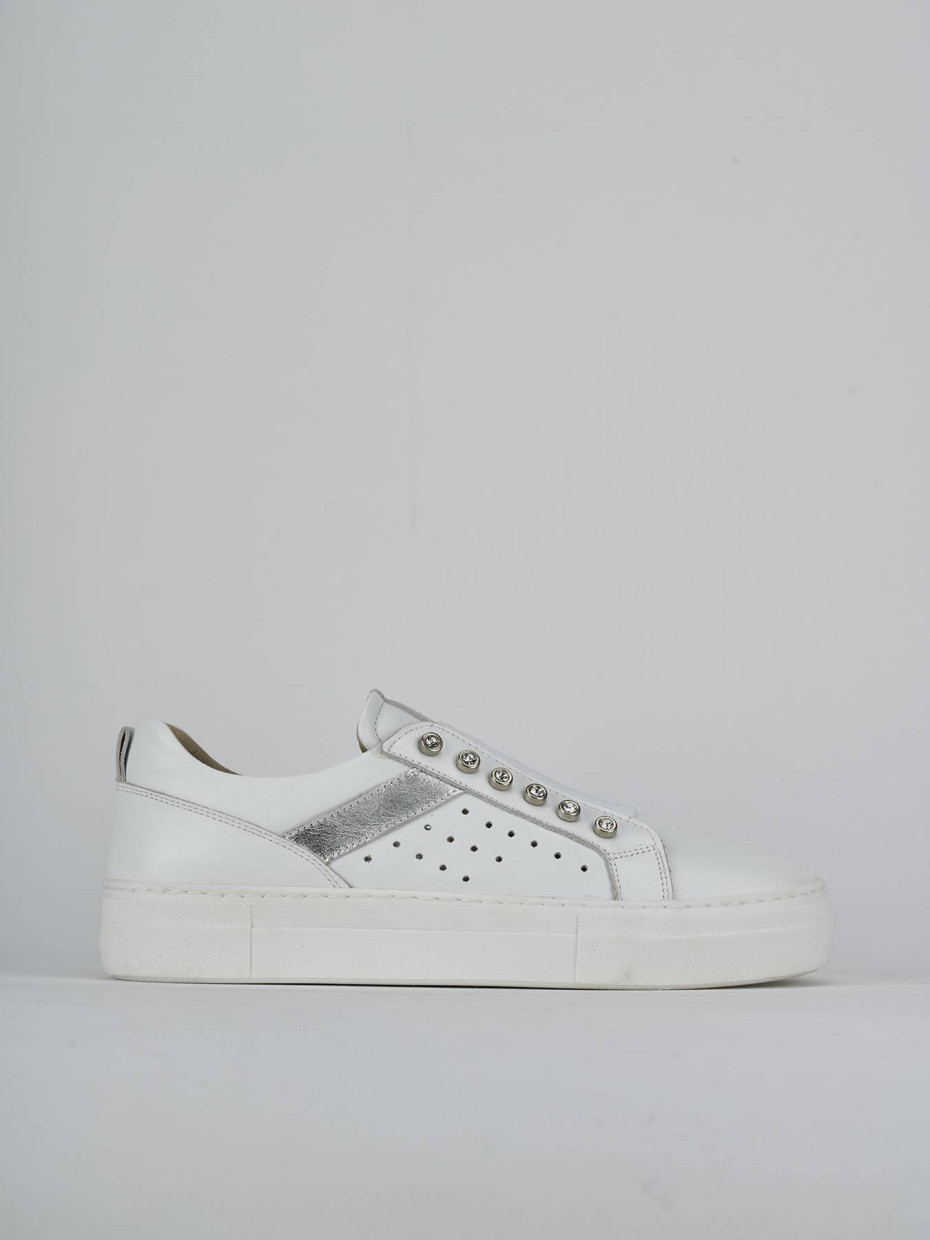 Sneakers pelle bianco