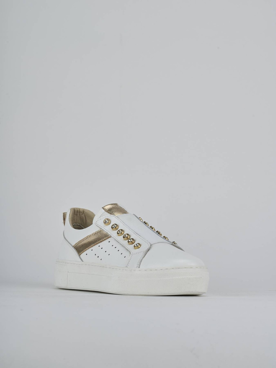 Sneakers pelle bianco