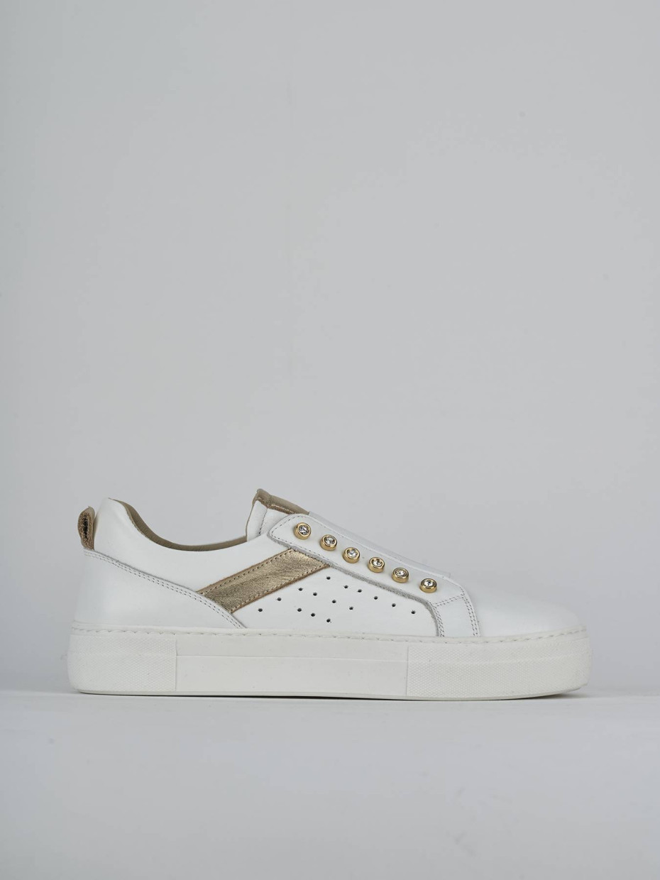 Sneakers pelle bianco