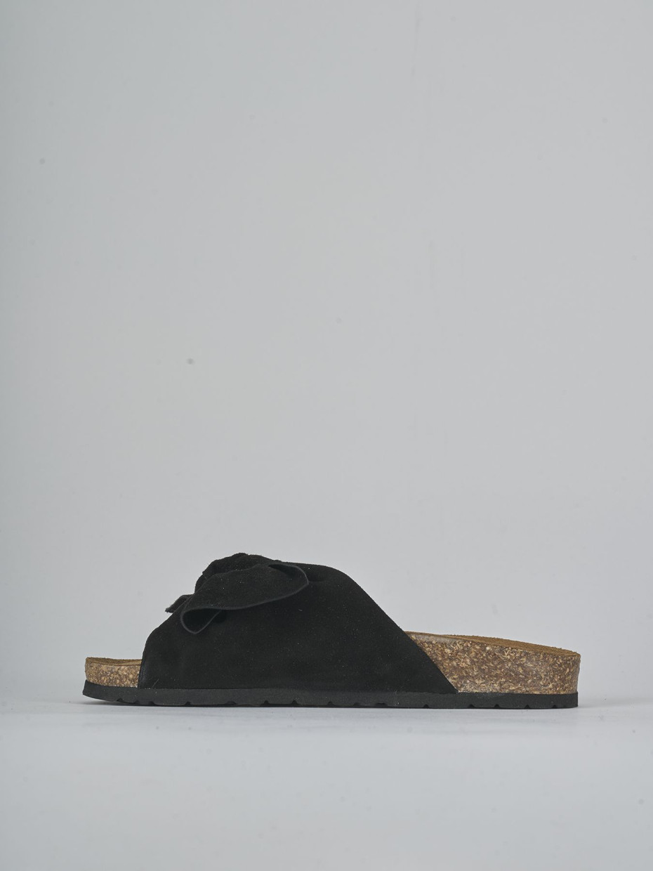 Ciabatte camoscio nero