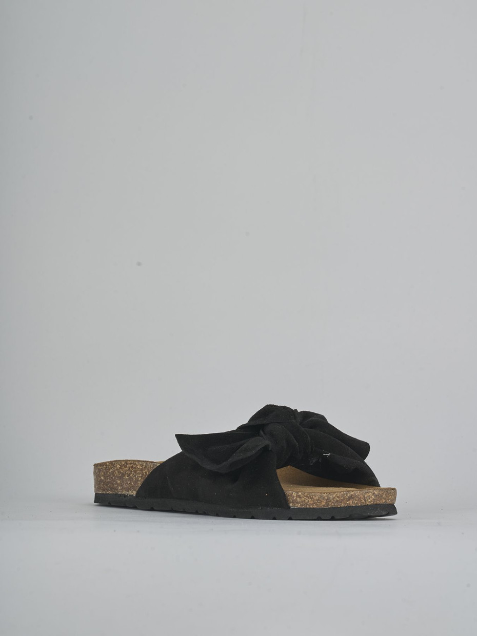Ciabatte camoscio nero