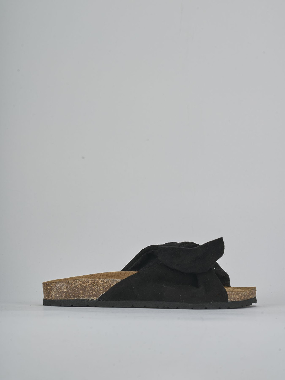 Ciabatte camoscio nero