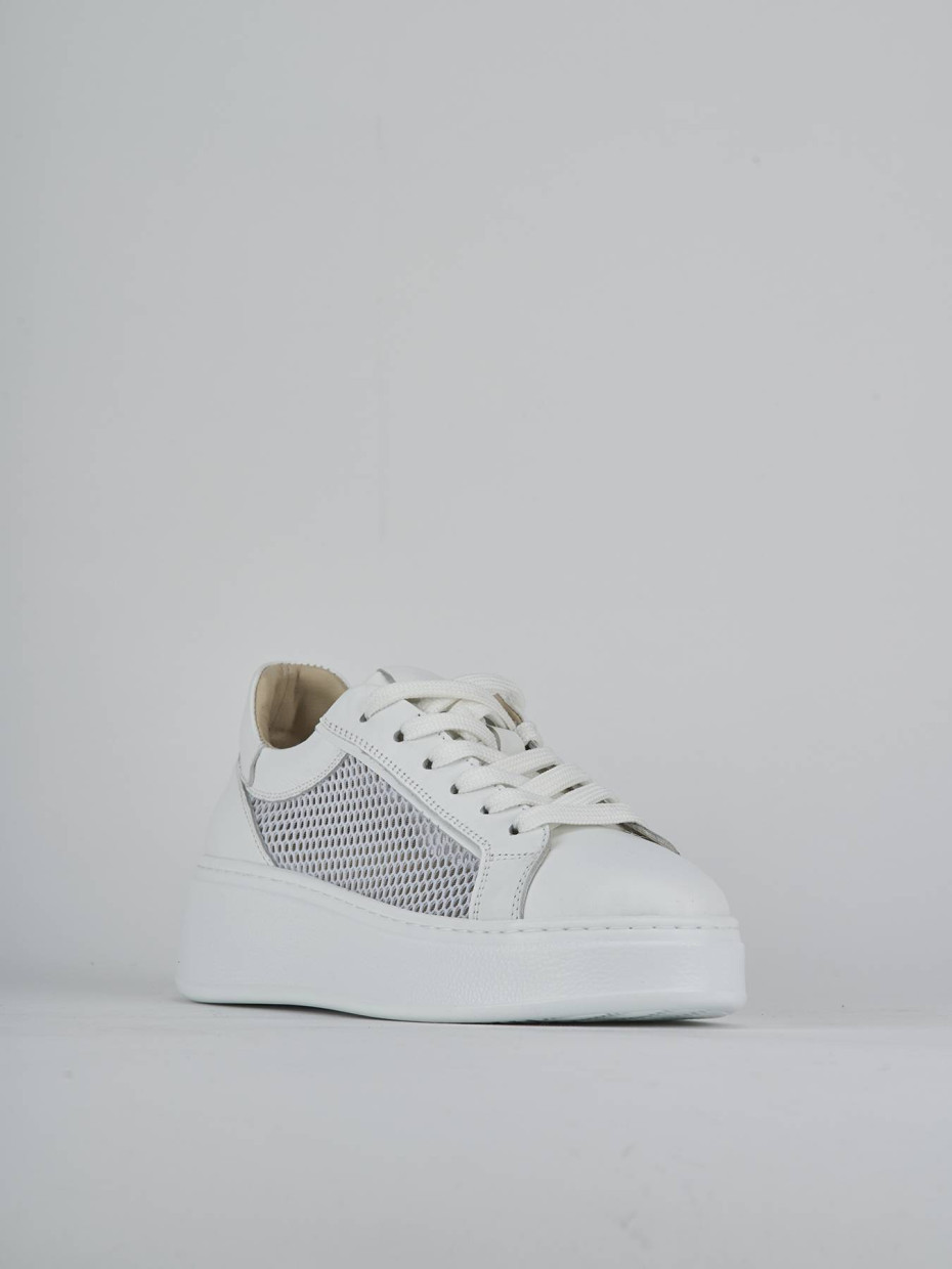 Sneakers pelle bianco